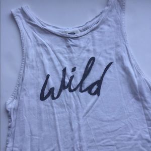 “Wild” tank top old Navy